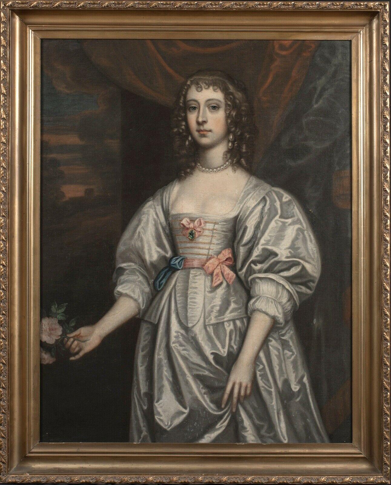 Anthony Van Dyck Portrait Painting - Portrait Of A Lady, Frances Bard (1646-1702) Mistress of The Duke Of Cumberland 