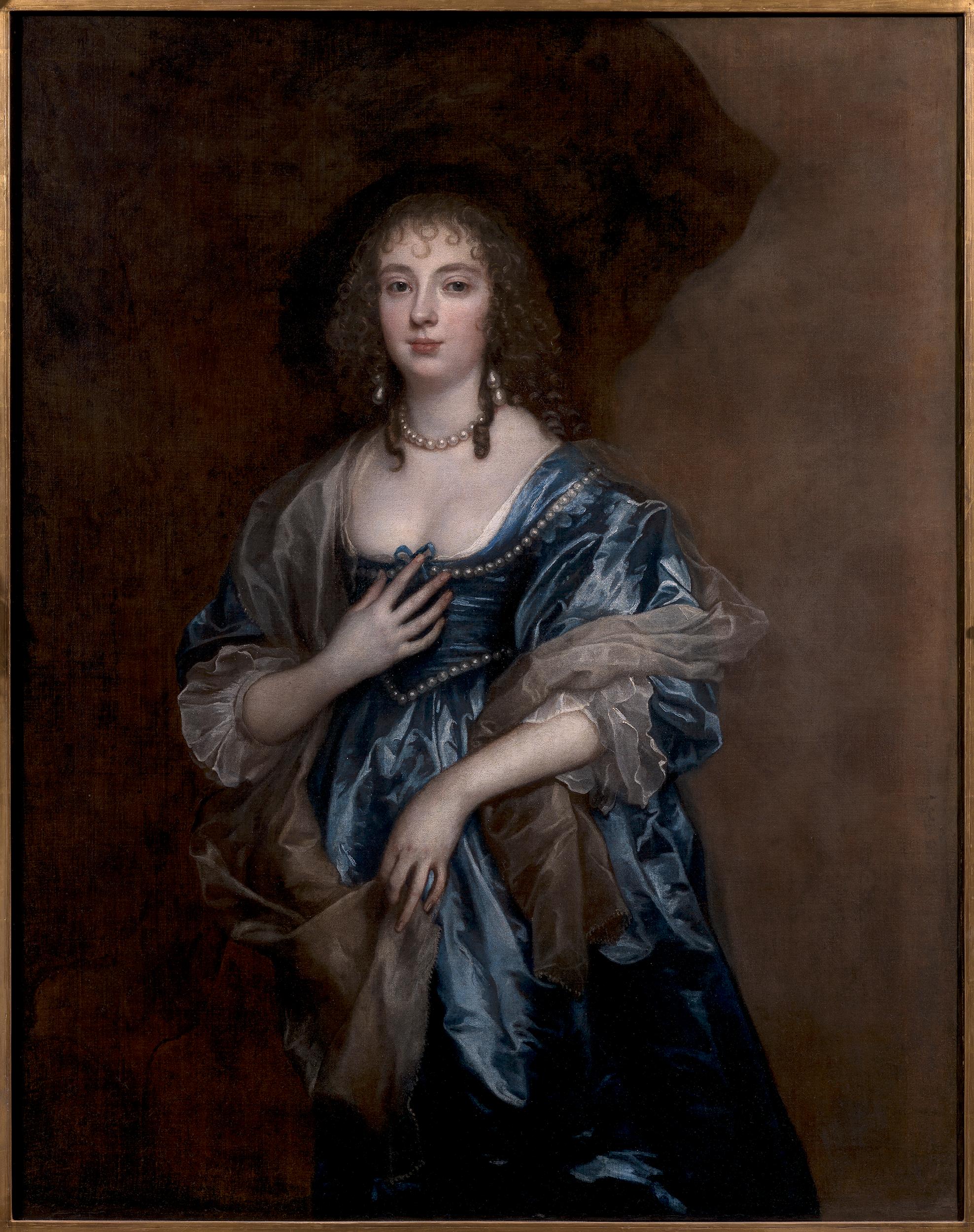 Portrait of Anne, Lady Russell, later Countess of Bedford - Painting by Anthony Van Dyck