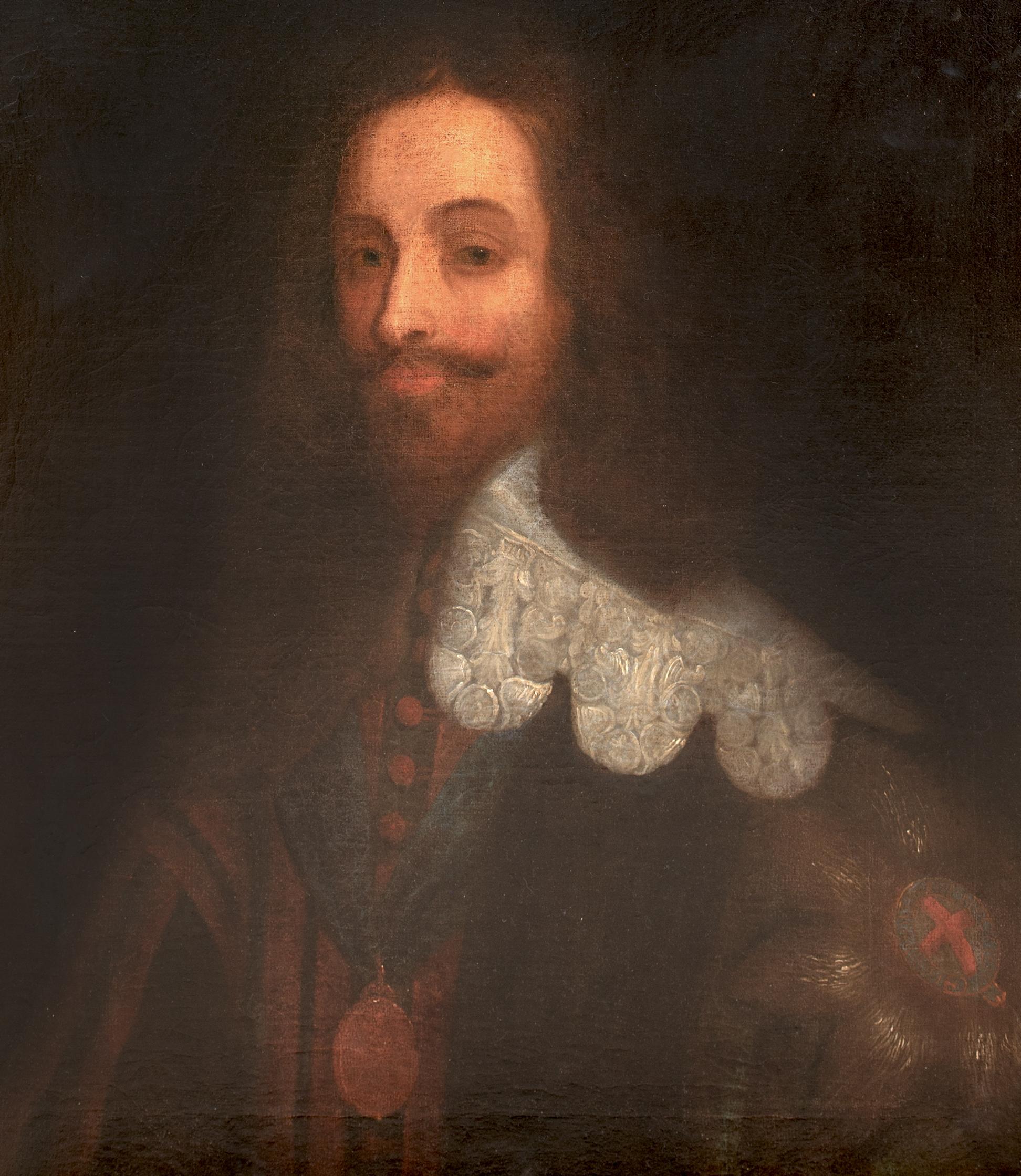 Ritratto di Charles I d'Inghilterra (1600-1649) con indosso l'Ordine della Giarrettiera in vendita 1