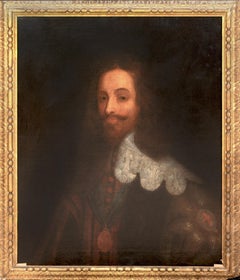 Portrait Of Charles I Of England (1600-1649) Wearing The Order Of The Garter