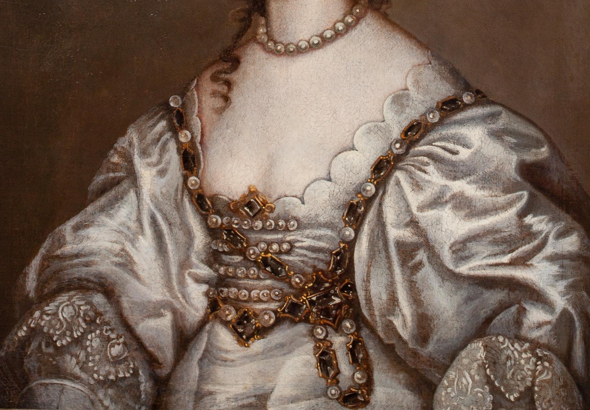 Portrait d'Henrietta Maria (1609-1669) Reine d'Angleterre, 17ème siècle 1