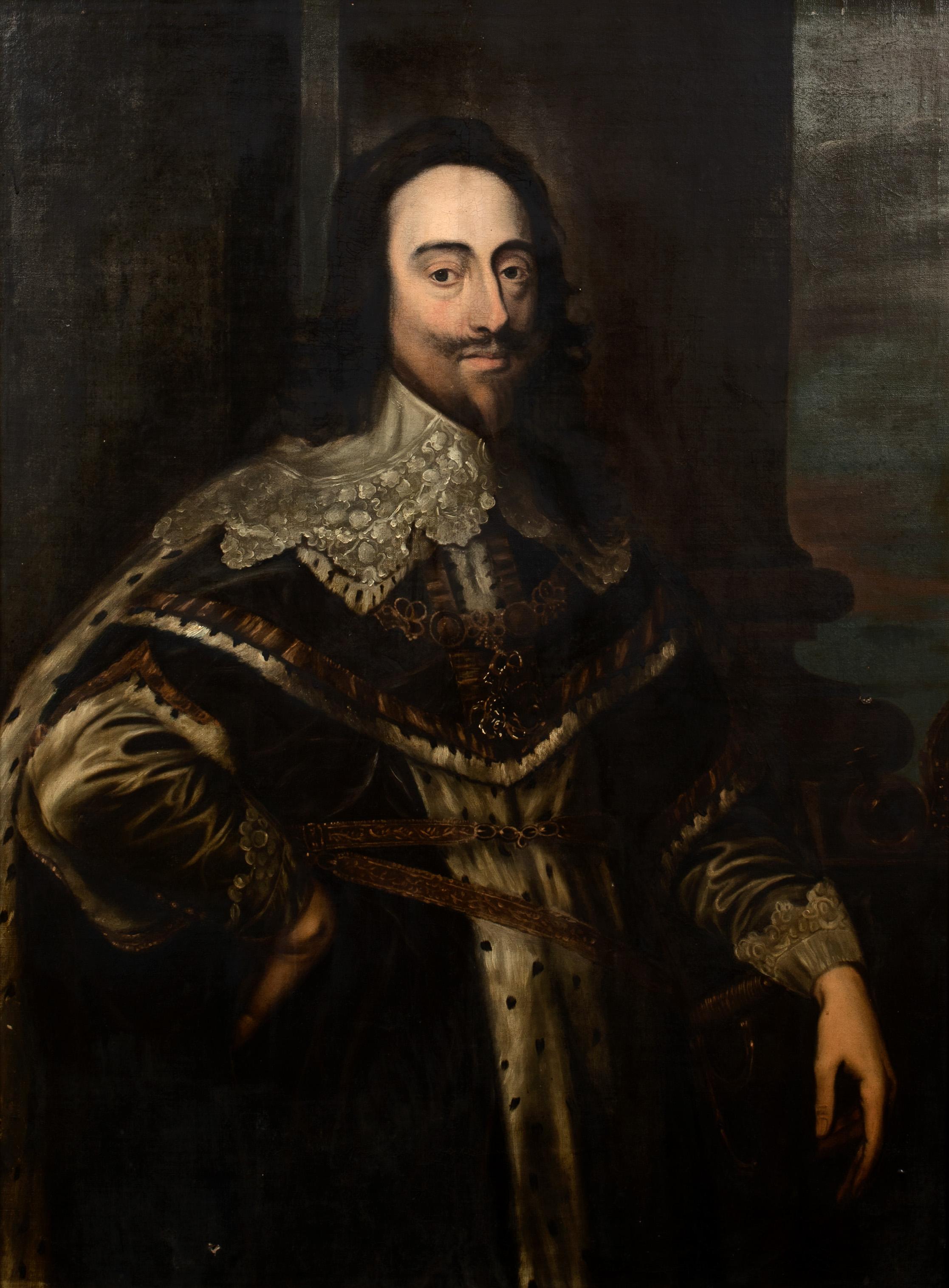 Anthony Van Dyck Portrait Painting - Portrait Of King Charles I (1600-1649)