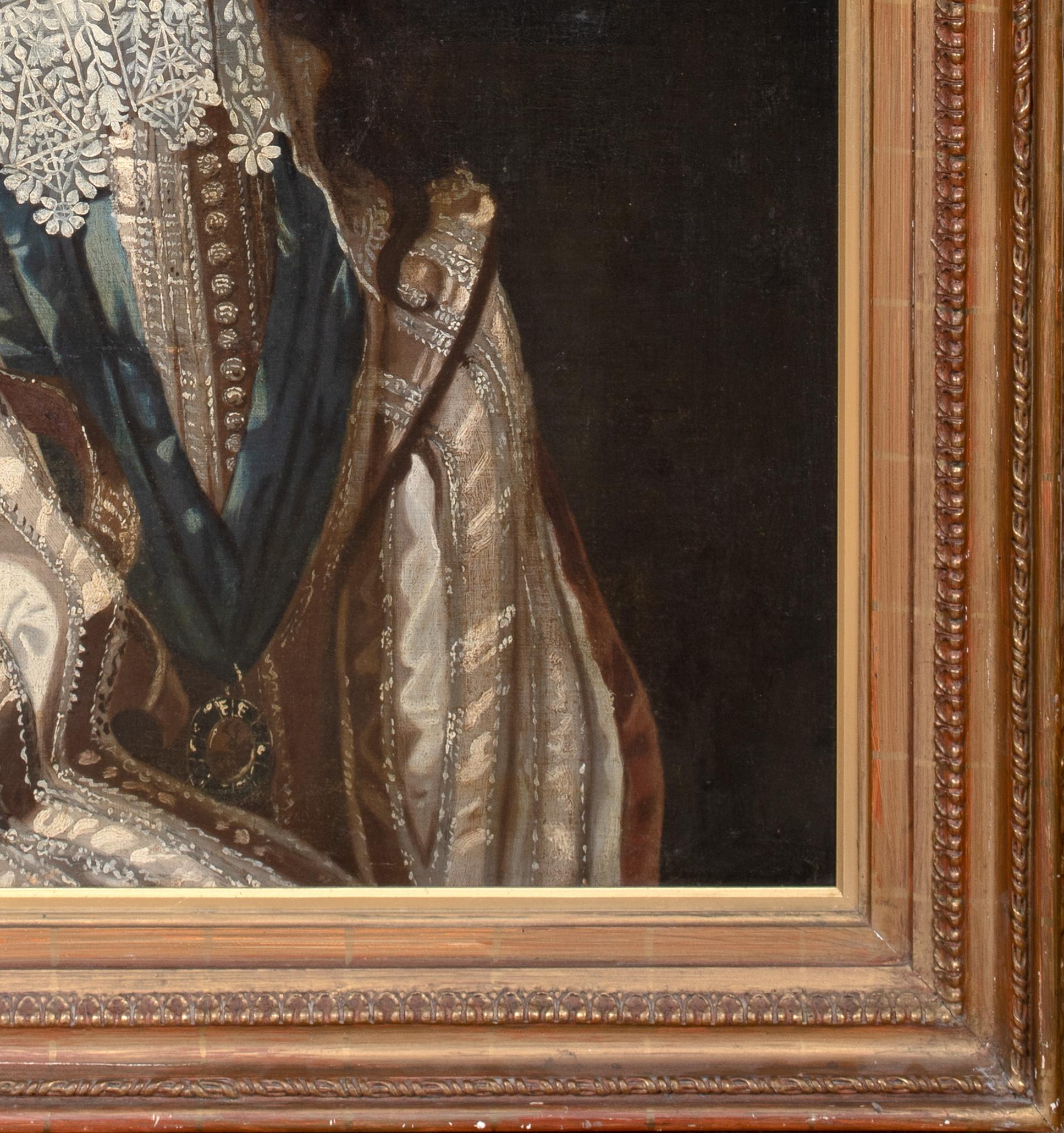 Portrait Of King Charles I, 17th Century  School of Anthony Van Dyck (1599-1641) For Sale 3