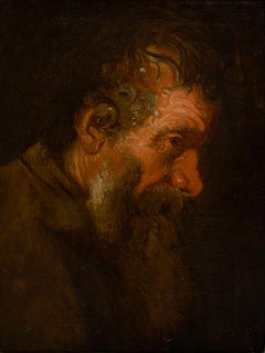 Study of a Bearded Man's Head