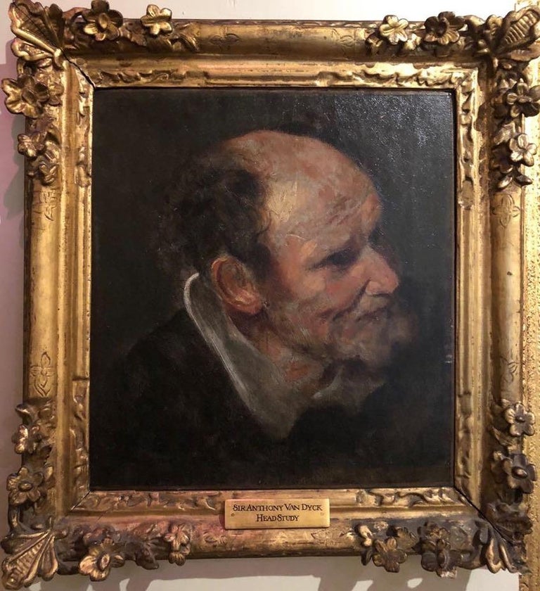 Studio Of Anthony Van Dyck Stunning 17th Century Oil Painting