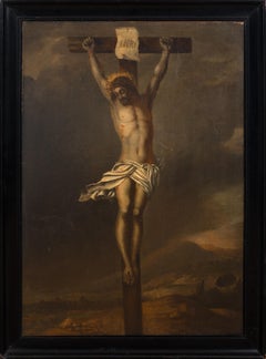 La Crucifixión, siglo XVII Círculo de ANTHONY VAN DYCK (1599-1641)