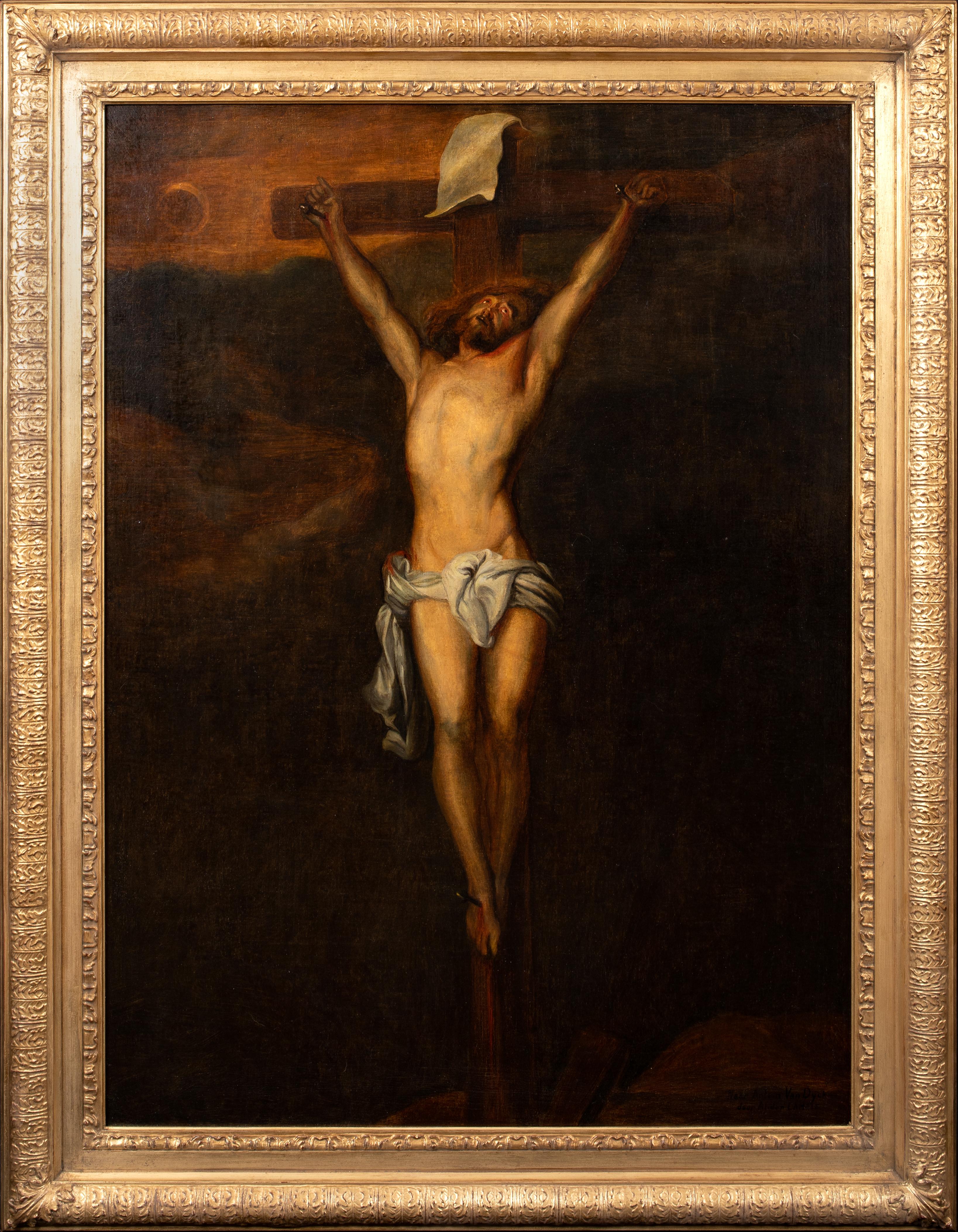 Anthony Van Dyck Portrait Painting - The Crucifixion, 17th Century   circle of Anthony VAN DYCK (1599-1641)