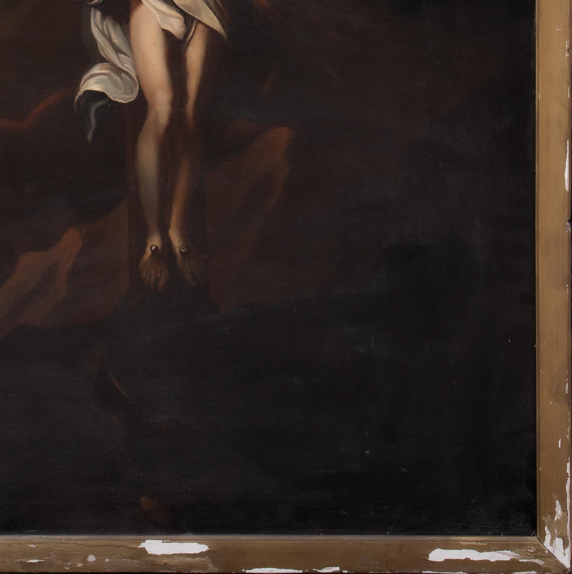 La Crucifixión, siglo XVII  Escuela de Anthony Van Dyck (1599-1641) 3
