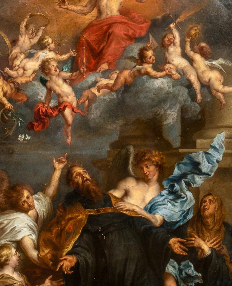 The Ecstasy of St Augustine, 17th Century For Sale at 1stDibs