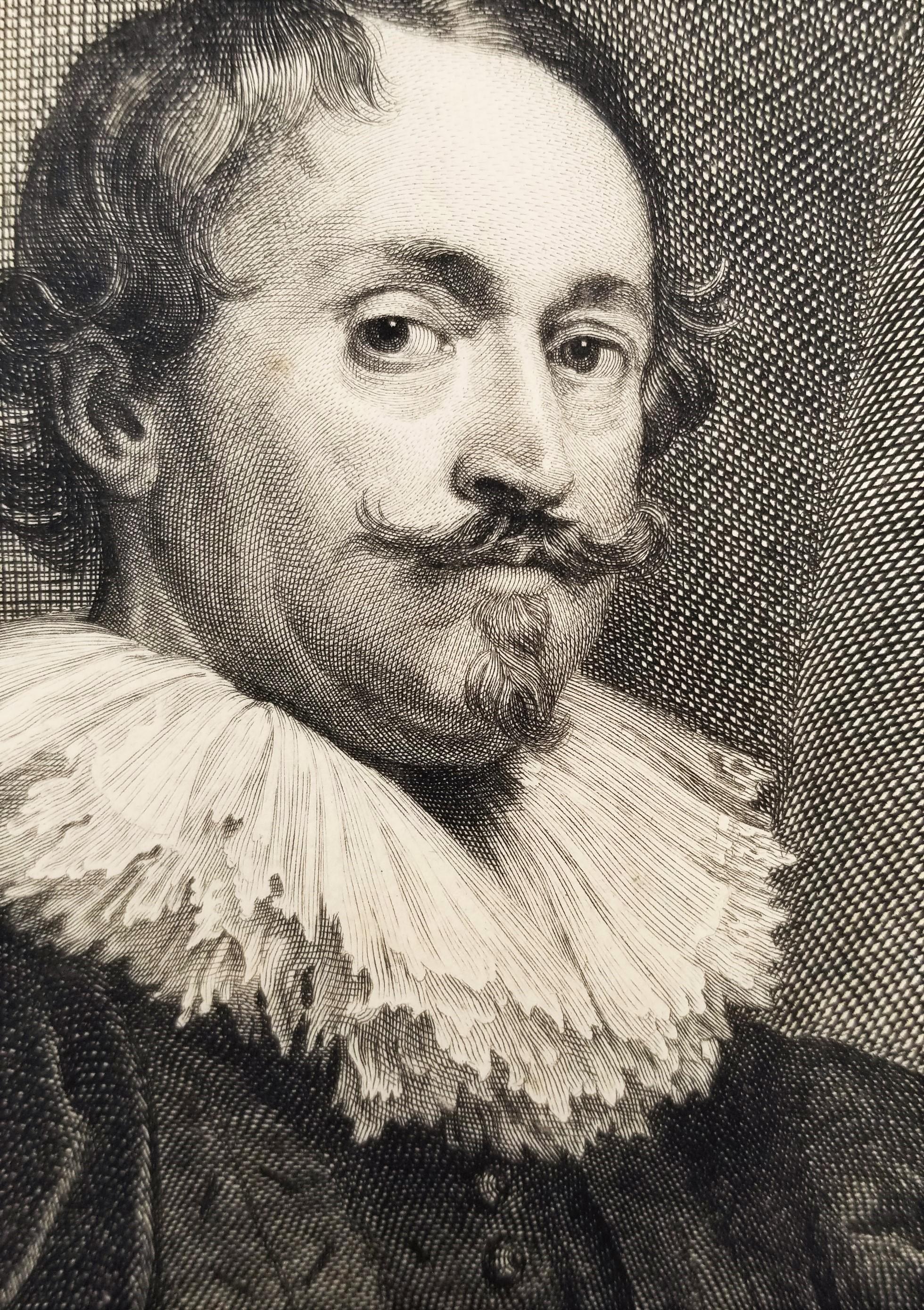 Dominus Nicolaus Vander Borcht /// Anthony Van Dyck Retrato de cuerpo entero Flamenco en venta 10