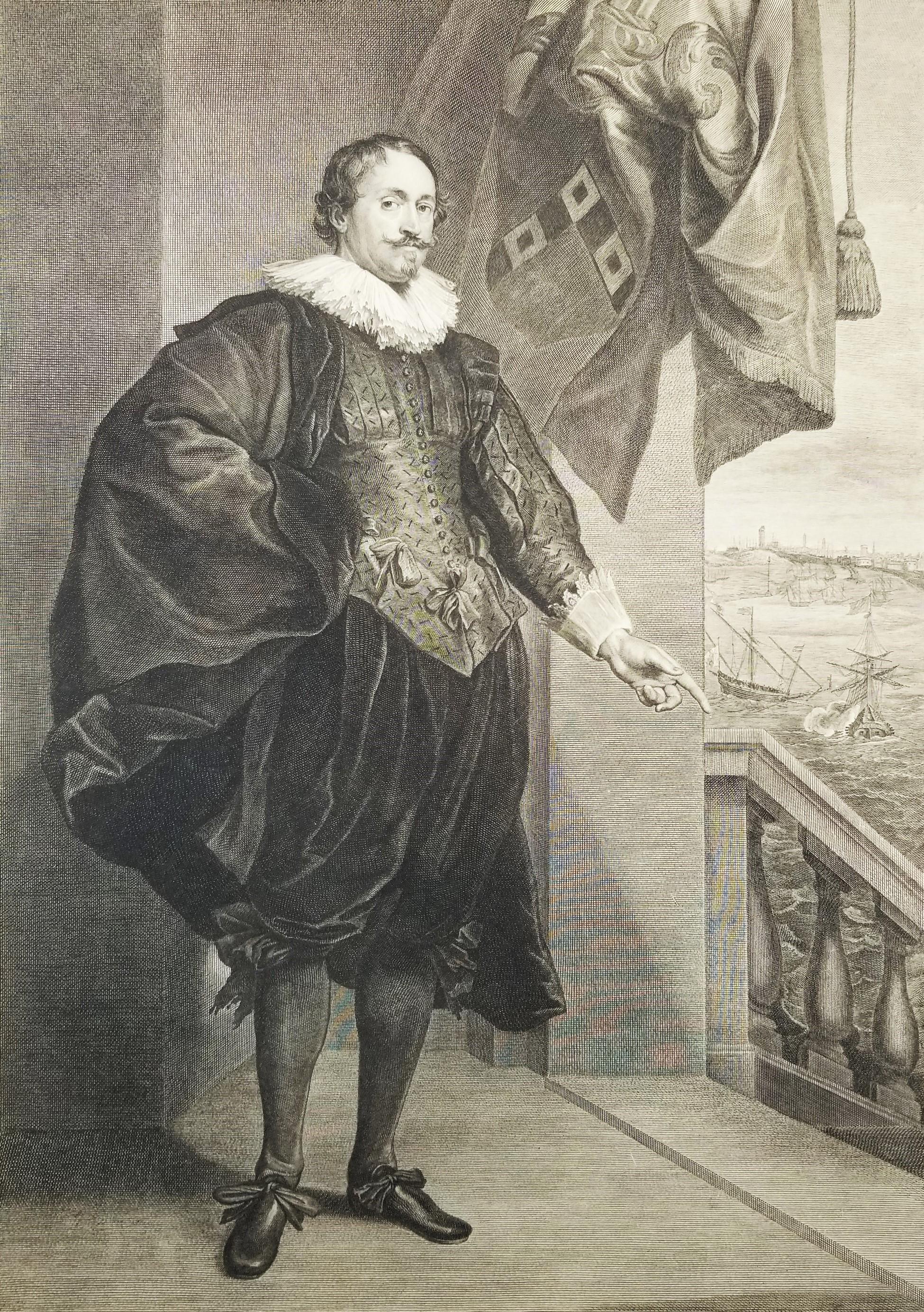 Artista: (After) Anthony Van Dyck (Holandés, 1599-1641)
Título: "Dominus Nicolaus Vander Borcht"
Año: 1703 (primer o segundo estado de tres)
Soporte: Grabado original sobre papel verjurado 
Edición limitada: Desconocido
Impresor: probablemente