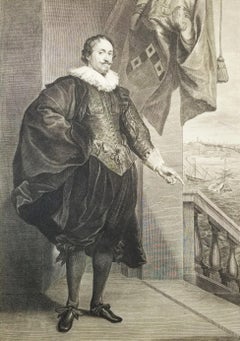 Dominus Nicolaus Vander Borcht /// Anthony Van Dyck Retrato de cuerpo entero Flamenco