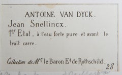 Jan Snellincx, Heliogravure by Anthony van Dyck