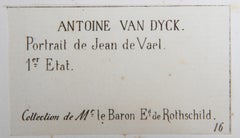Portrait de Jean de Vael, Heliogravure by Anthony van Dyck