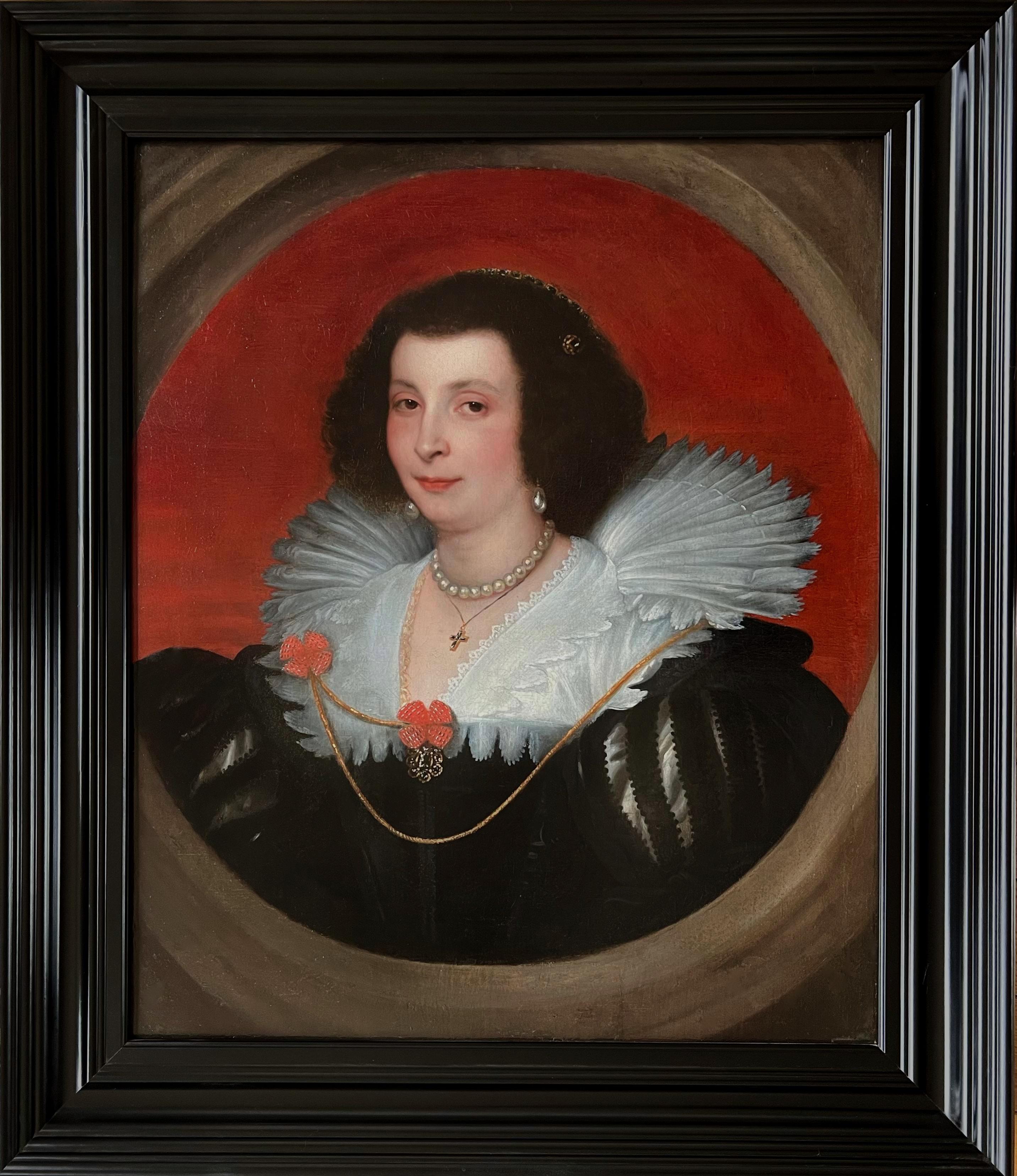 17th century Portrait of the Spanish noblewoman Anna Maria de Camudio