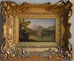 Círculo de Anthony Vandyke Copley Fielding (1787-1855) Castillo de Kilchurn, Escocia