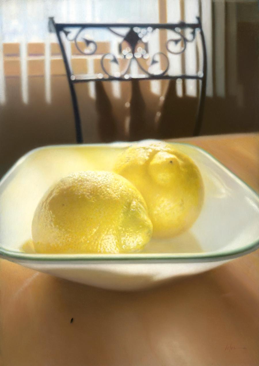 L'opera "Acidulcis" di Anthony Waichulis è una natura morta ad olio originale e fatta a mano che raffigura una ciotola di limoni su un tavolo di legno, con la luce del sole che entra attraverso le tende parzialmente aperte.

Informazioni