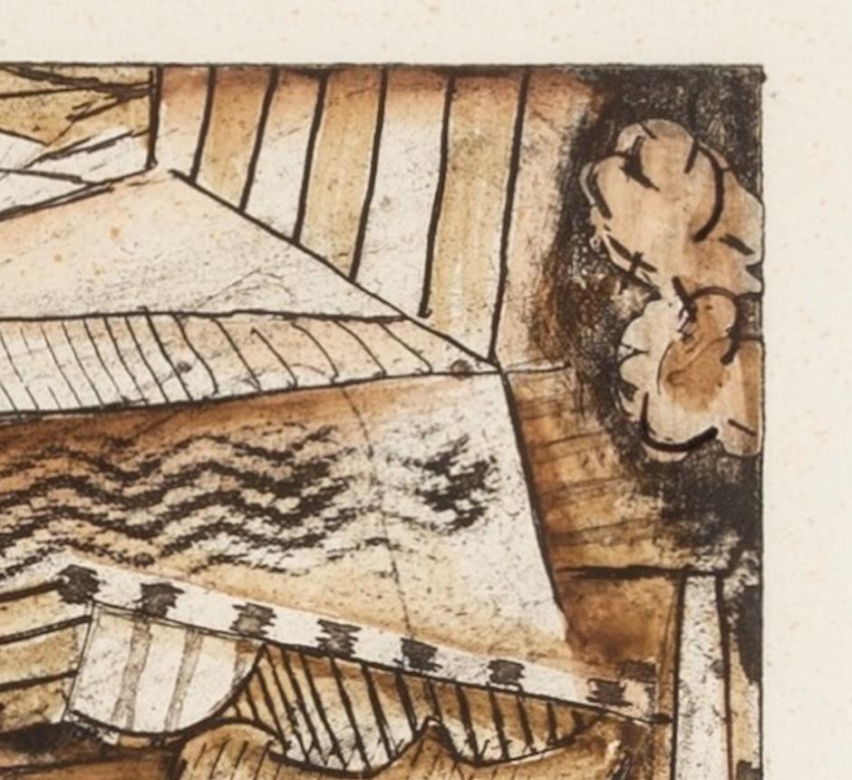 Anthony Whishaw geb. 1930
Kaktus, 1992
Radierung mit Handkolorierung
16 x 19 cm
6 1/4 x 7 1/2 in
mit Bleistift signiert, datiert und betitelt; rückseitig vom Künstler signiert und beschriftet

