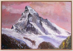 After Bierstatdt, Contemporary Oil Painting on Linen, Framed, 2010+