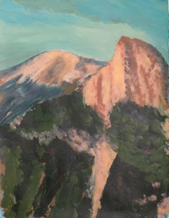 Les Rochers Rouge - Pittura, acrilico su carta