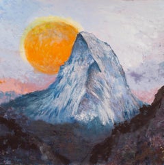 Zermatt II, Pittura a olio su lino, 180 x 180 cm, Contemporaneo, 2025