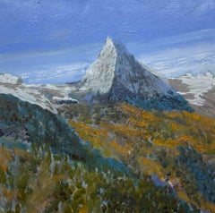Zermatt - Pittura, Olio su lino