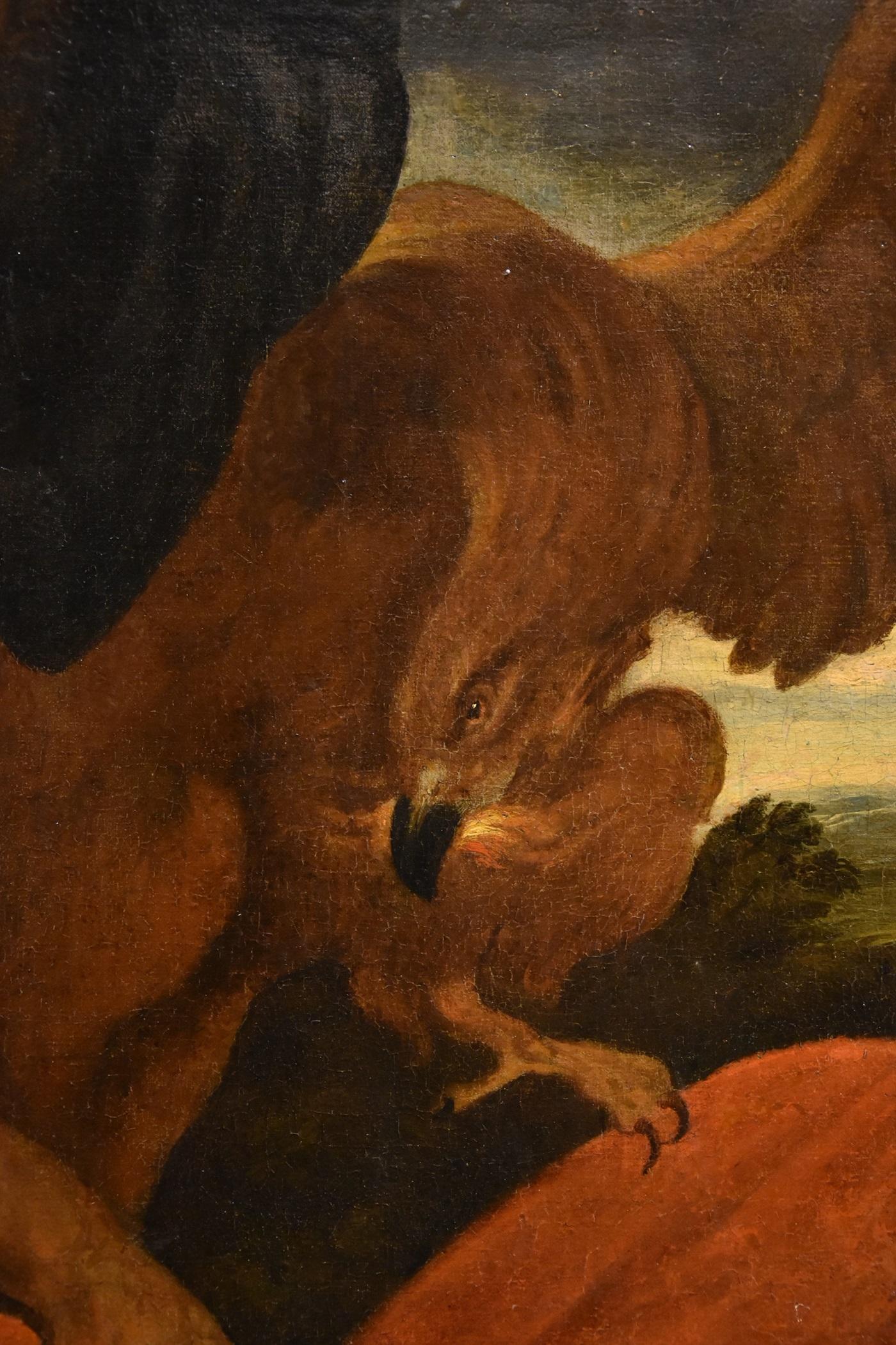 Júpiter Antíope Pintura mitológica Van Dyck Siglo XVII / XVIII Óleo sobre lienzo Arte en venta 7