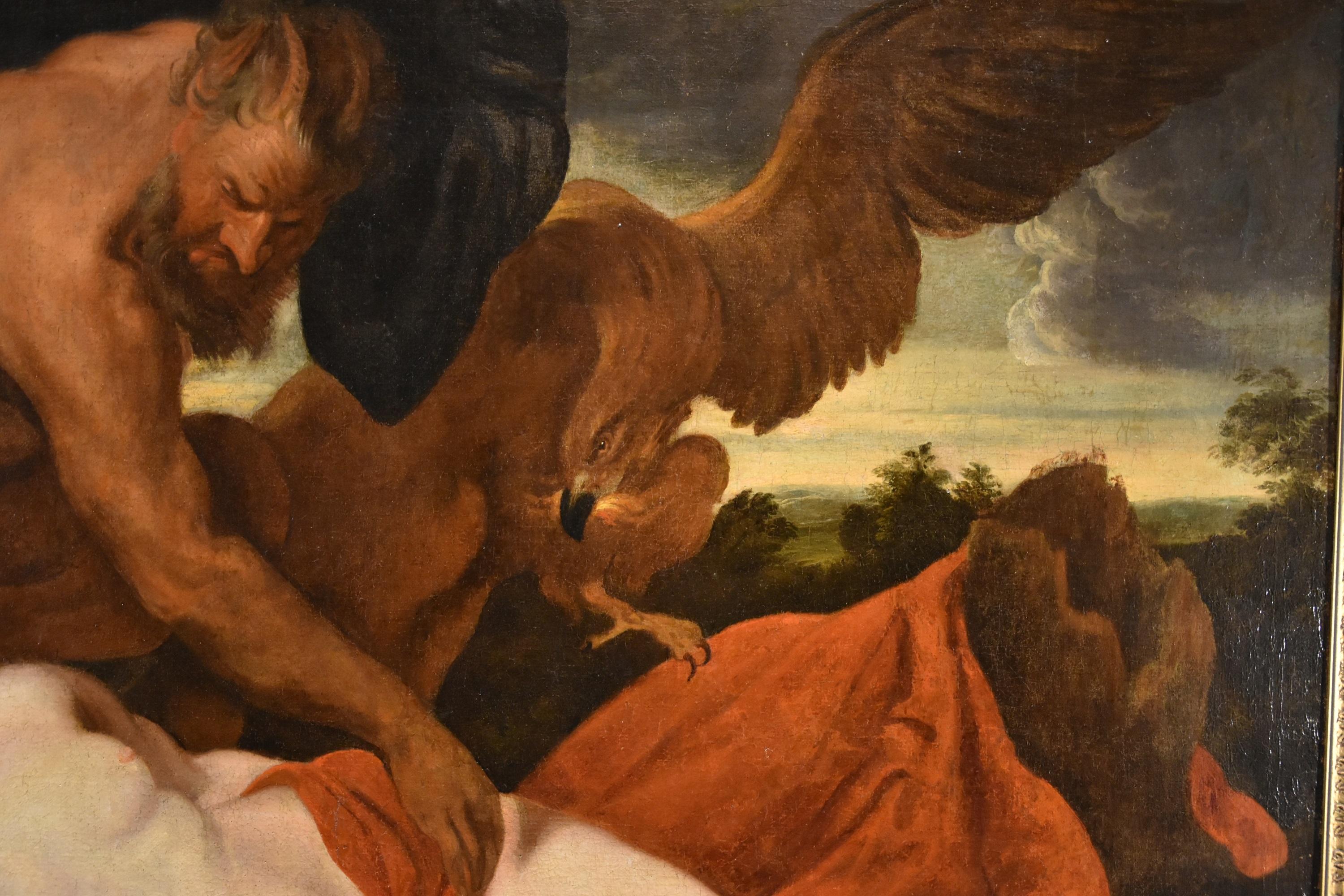 Júpiter Antíope Pintura mitológica Van Dyck Siglo XVII / XVIII Óleo sobre lienzo Arte en venta 2