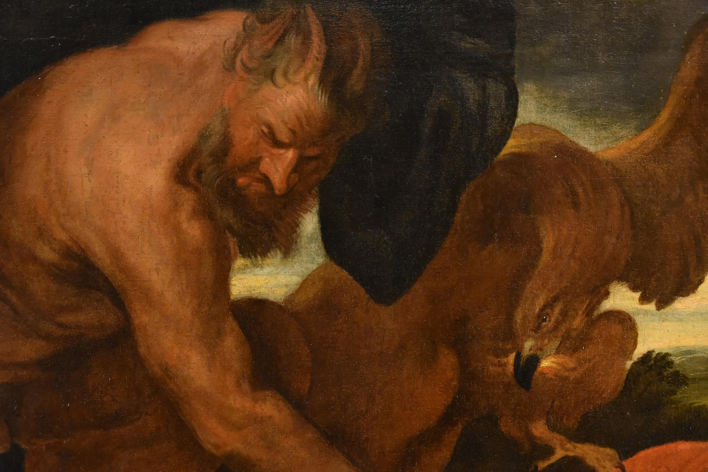 Júpiter Antíope Pintura mitológica Van Dyck Siglo XVII / XVIII Óleo sobre lienzo Arte en venta 4