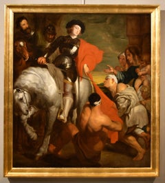Saint Martin Van Dyck Horse Paint Oil on canvas Old master 17/18th Century Art