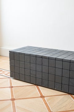 Anthracite Coal Bench Contemporary Seating