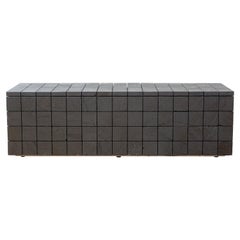 Anthracite Coal Bench Contemporary Seating