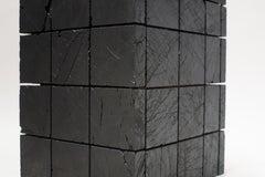 Anthracite Coal Side Table Contemporary Table