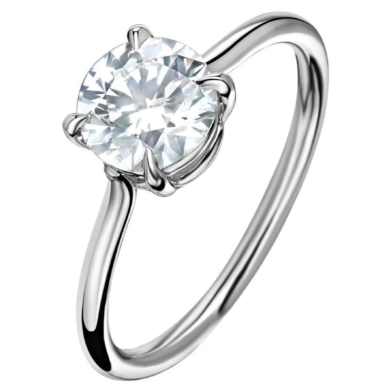 Custom made Anthracite Grey Diamond 18K Gold Ring 1.02ct unusual engagement