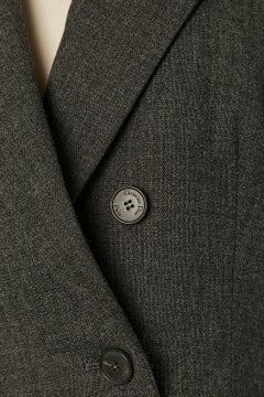 Anthrazitgraue Wolljacke Bar CHRISTIAN DIOR