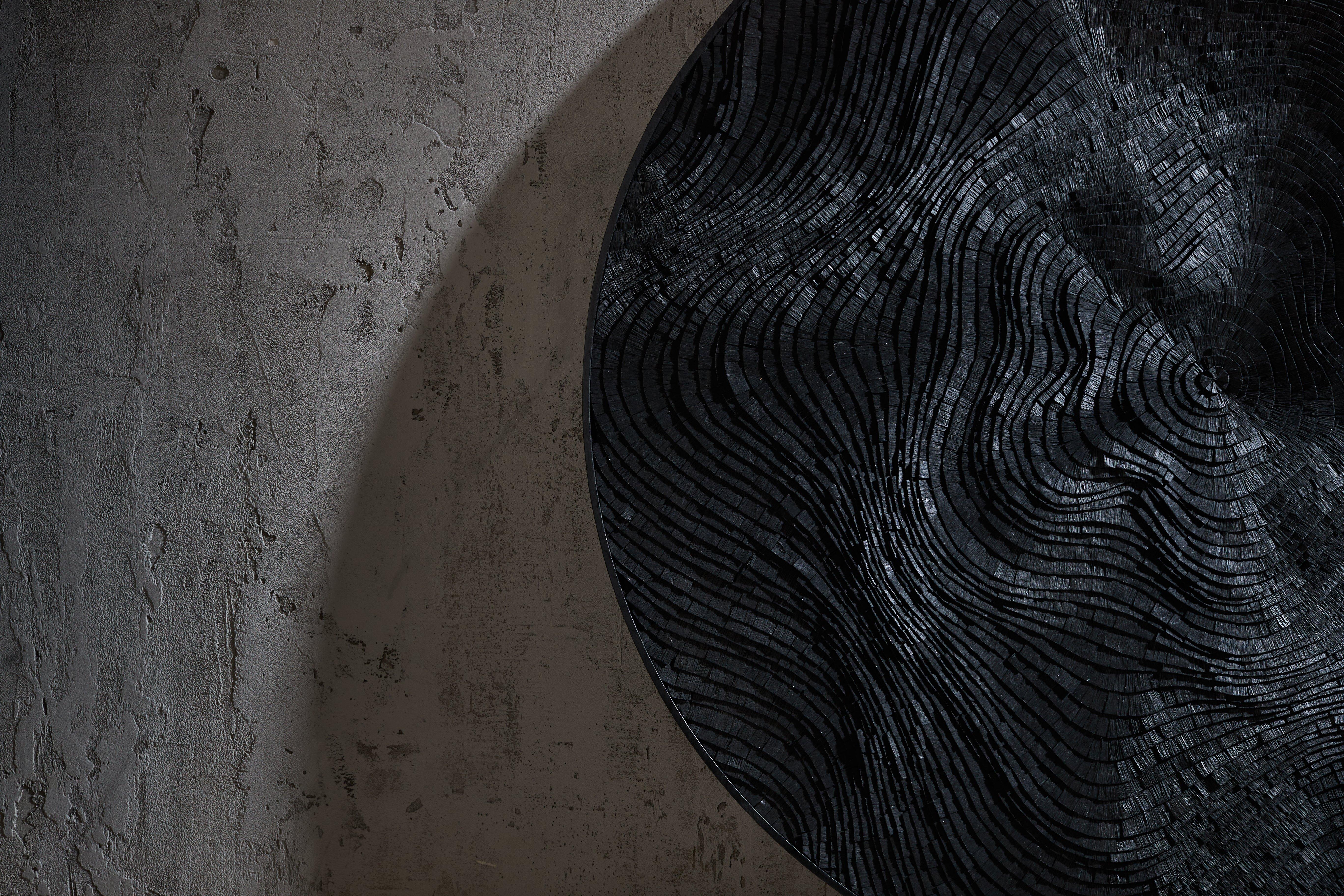 Moldovan Anthracite Kolo Wall Decoration by TOR-Design For Sale