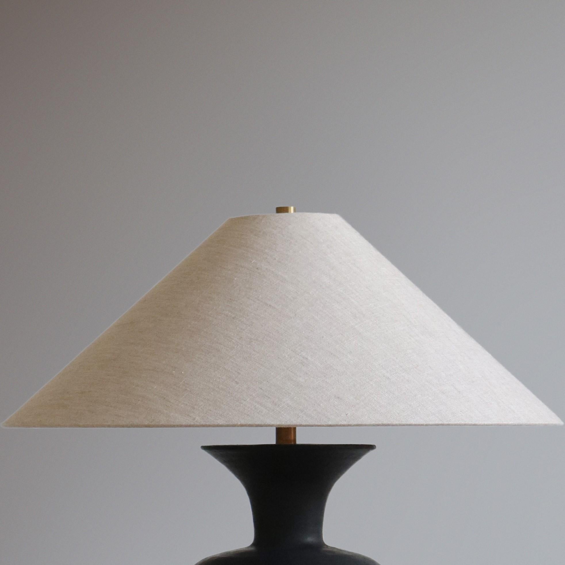 Post-Modern Anthracite Rhodes Table Lamp by  Danny Kaplan Studio For Sale