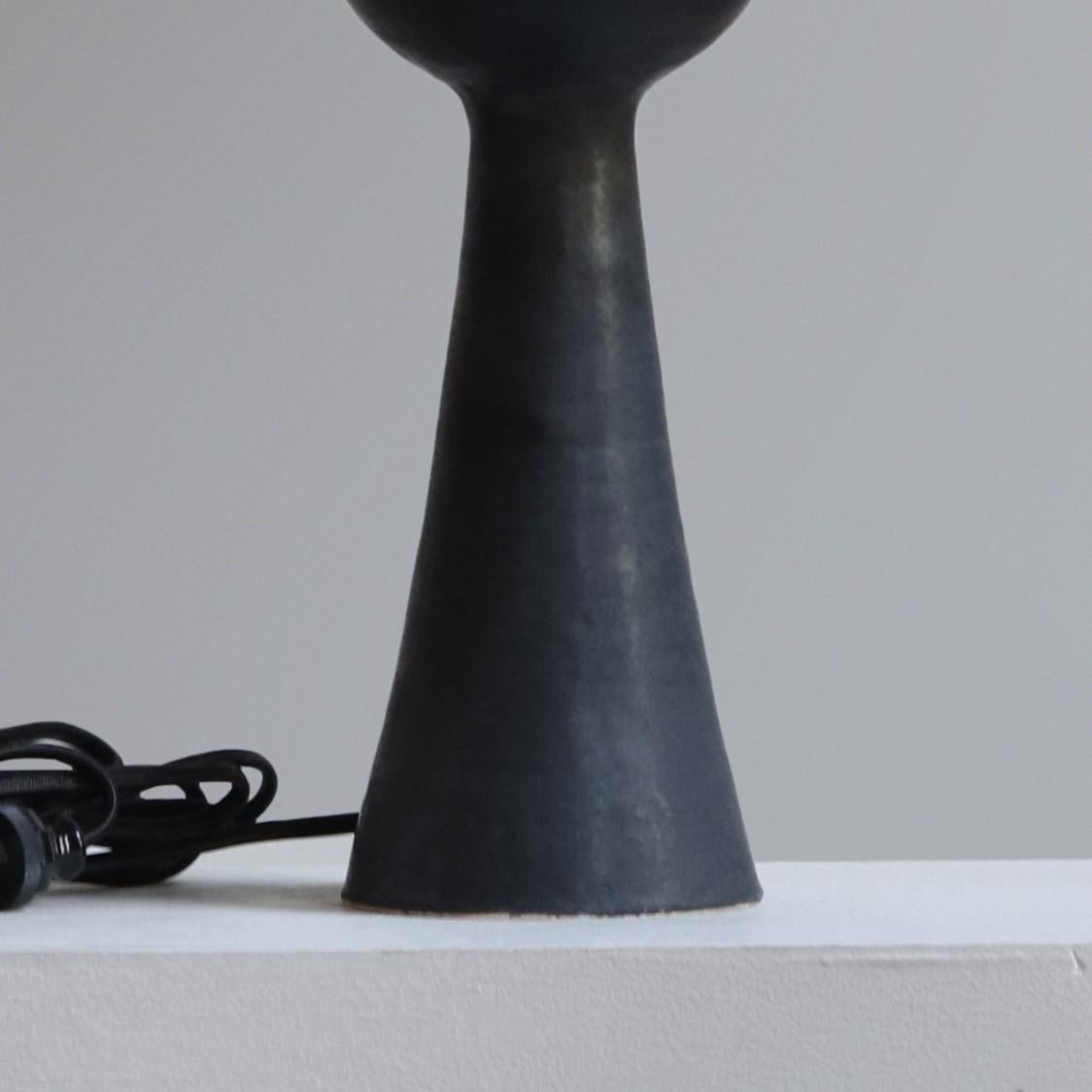 American Anthracite Seneca 21 Table Lamp by  Danny Kaplan Studio For Sale