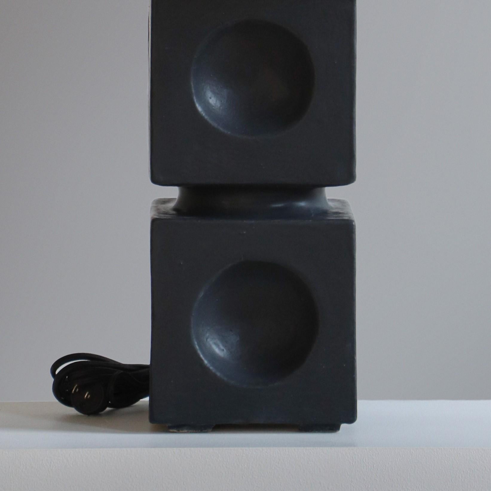 American Anthracite Talis II Table Lamp by  Danny Kaplan Studio For Sale