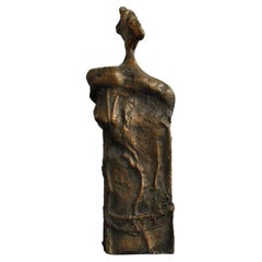 Bronzo antropomorfo di Sebastiano Fini (1949-2003)