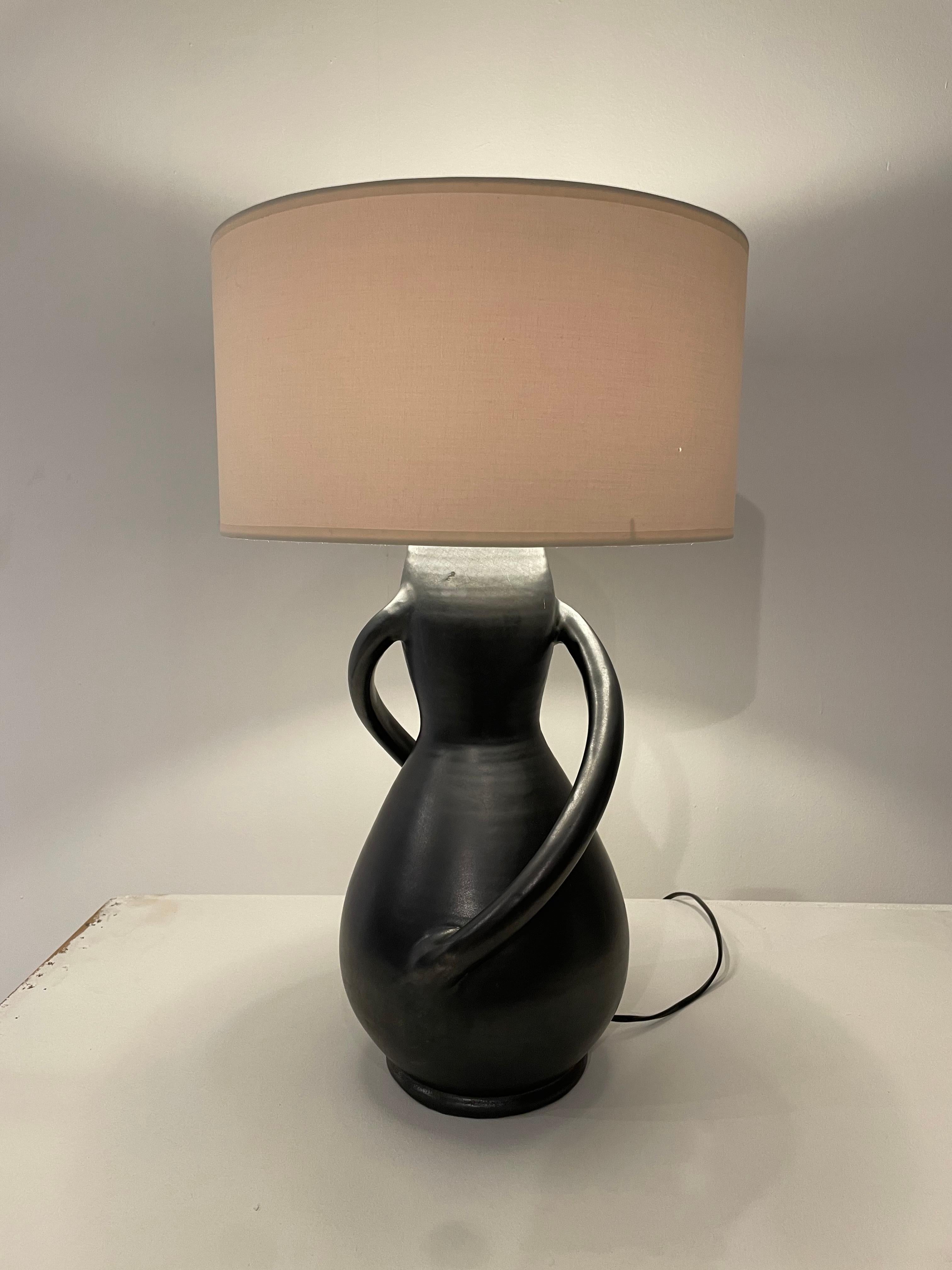 Anthropomorphic Ceramic  Lamp from 70S