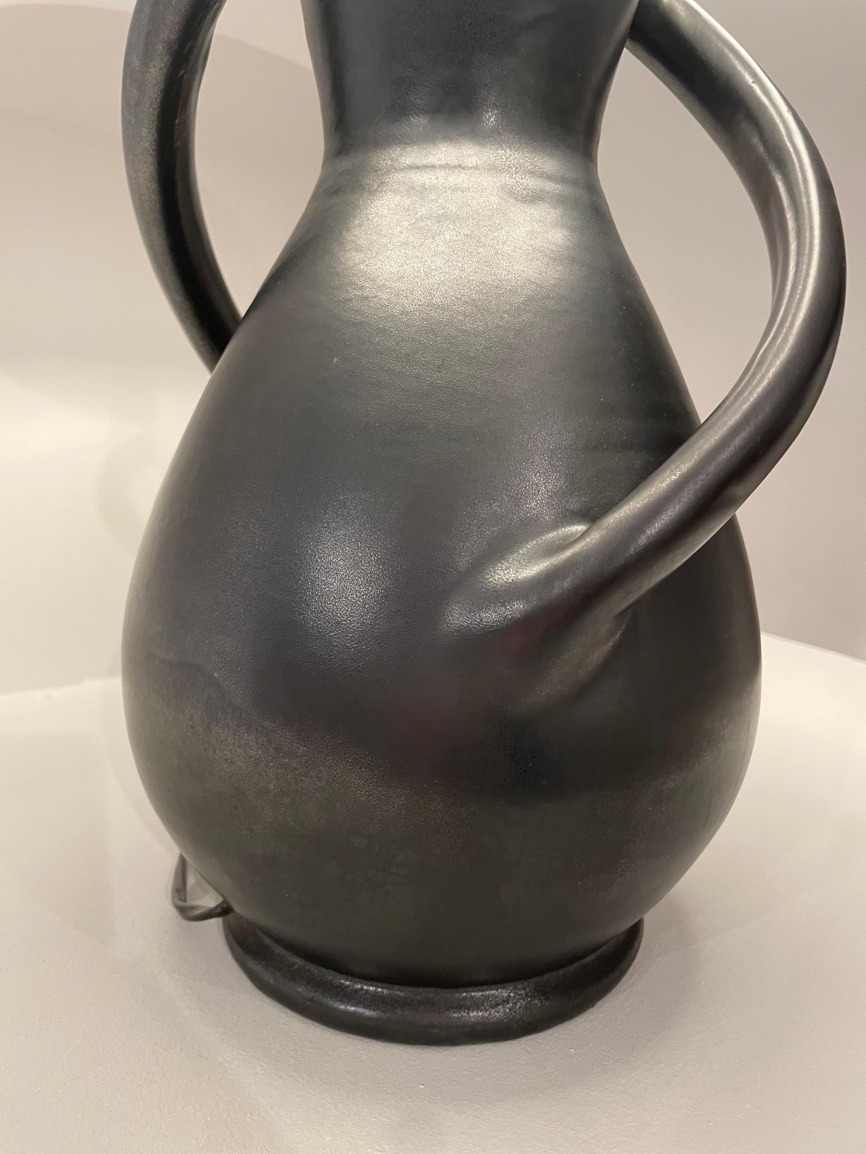 20th Century Anthropomorphic Ceramic  Lamp For Sale