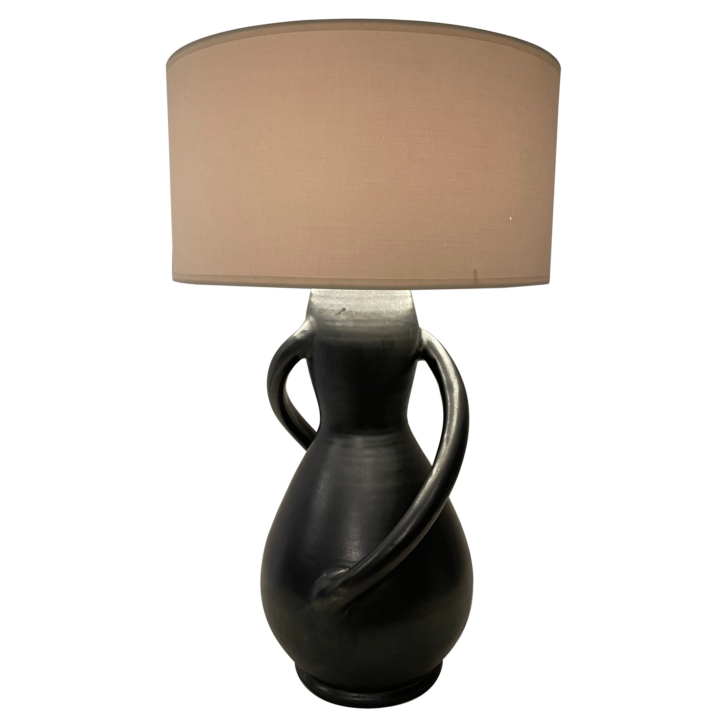 Anthropomorphe Keramik  Lampe