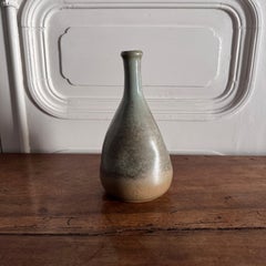 Anthropomorphic Gourd-Shaped Vase Signed Korukcu Adnan Glazed Stoneware