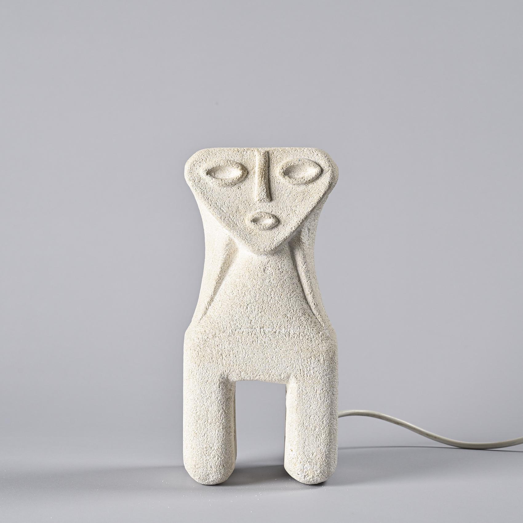 Anthropomorphic lamp by Albert Tormos, circa 1974 In Good Condition For Sale In VILLEURBANNE, FR