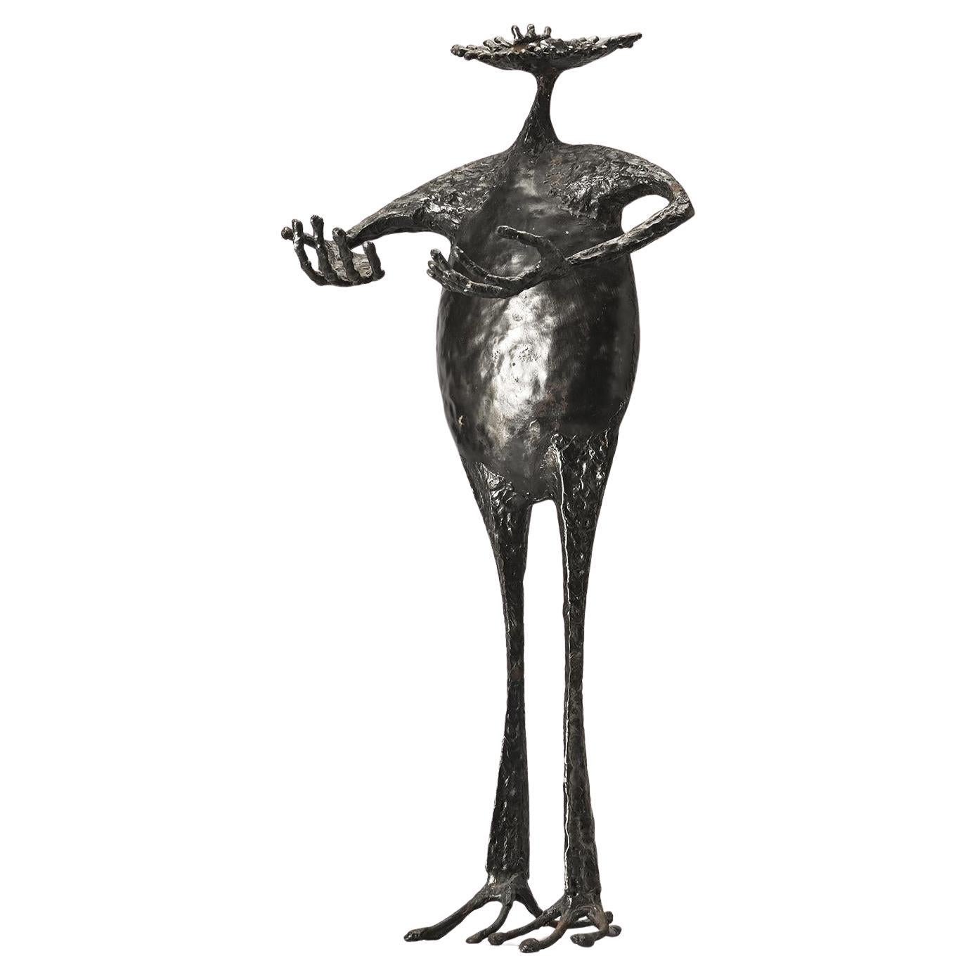 Escultura antropomorfa de Michel Anasse, Francia, hacia 1965