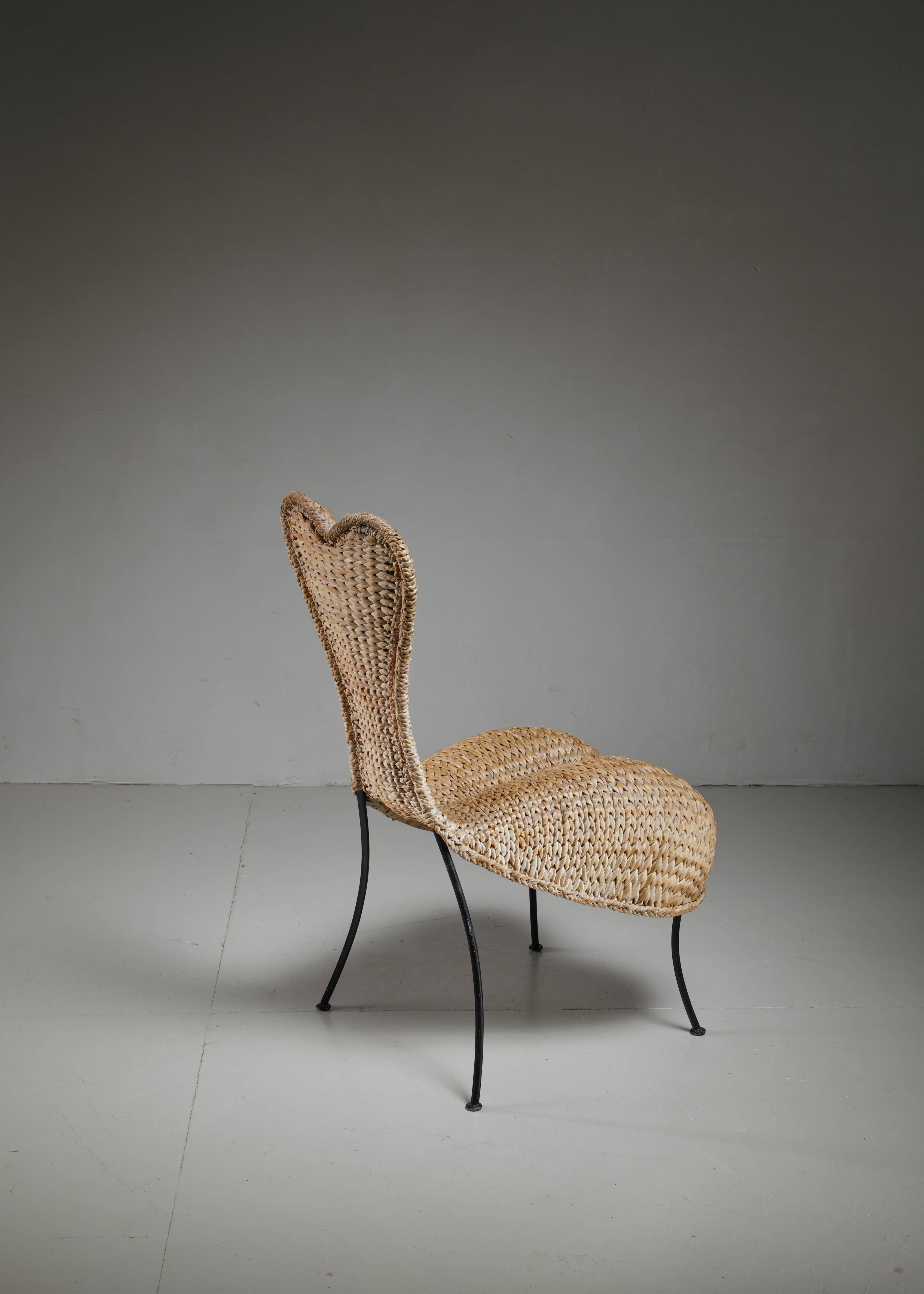 Mid-Century Modern Anthropomorphic Side Chair, 1960s