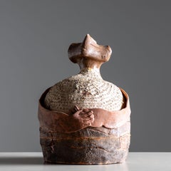 Anthropomorphic Terracotta Sculpture, Italy, dated 1987