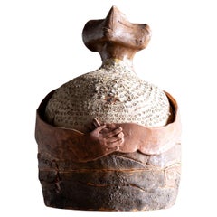 Anthropomorphic Terracotta Sculpture, Italy, dated 1987