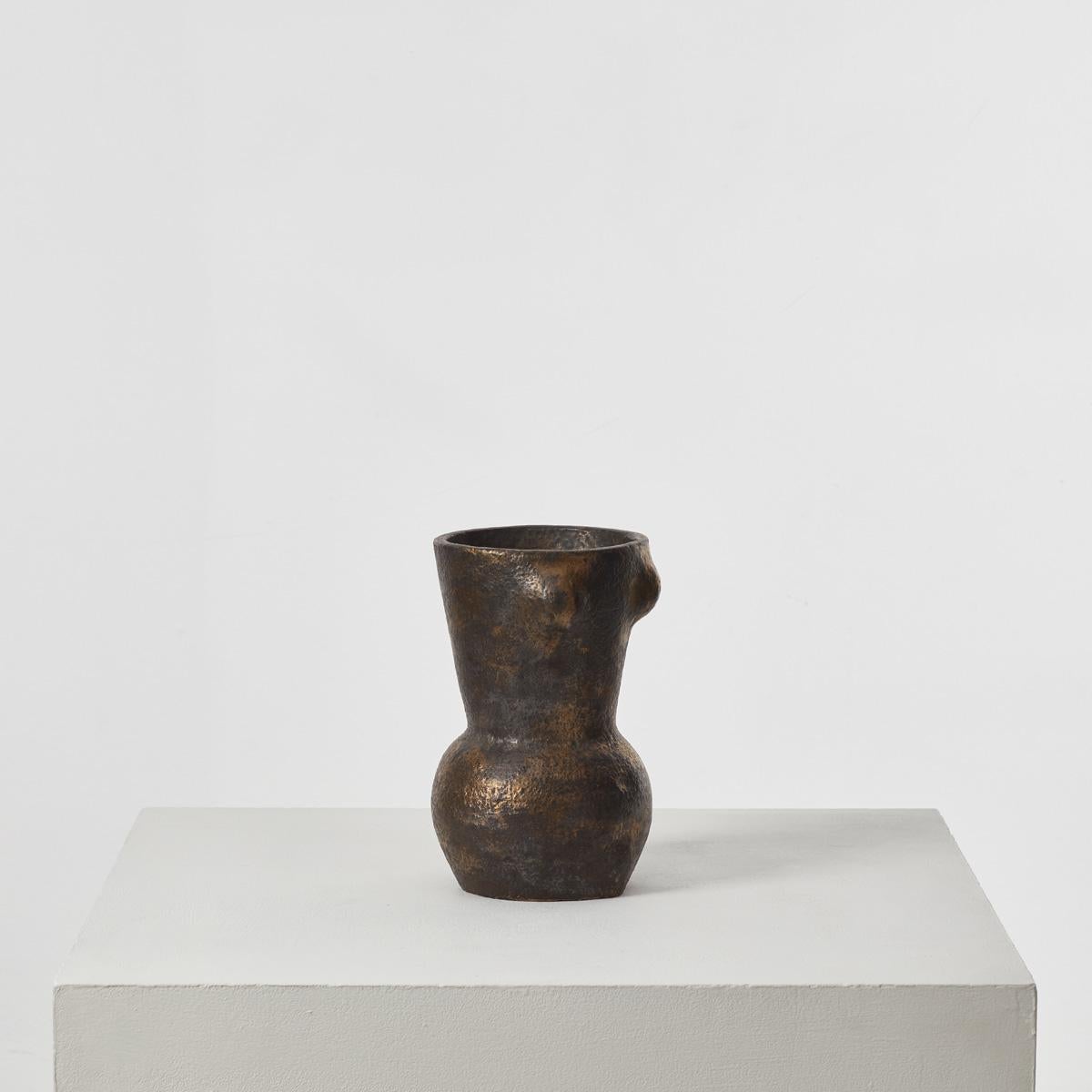 Modern Anthropomorphic Vase, Signed, Mid-20th Century